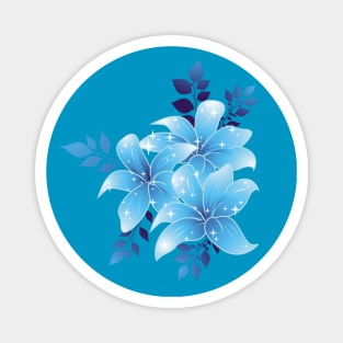 Crystal Flowers T-shirt Magnet